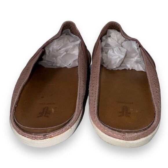 Frye Melanie Perf Slip-on Mules Rose Gold 3479198-RSG Women's 8.5M - Picture 5 of 10